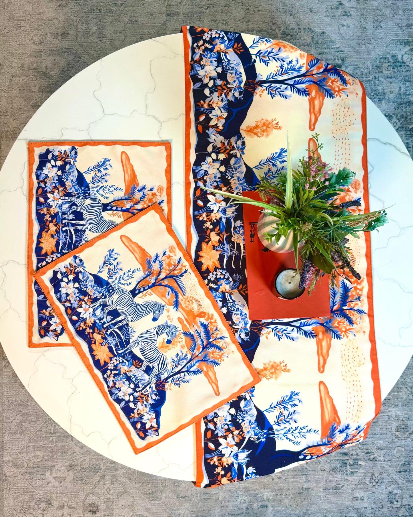 Centrepiece Set - Tangerine Safari