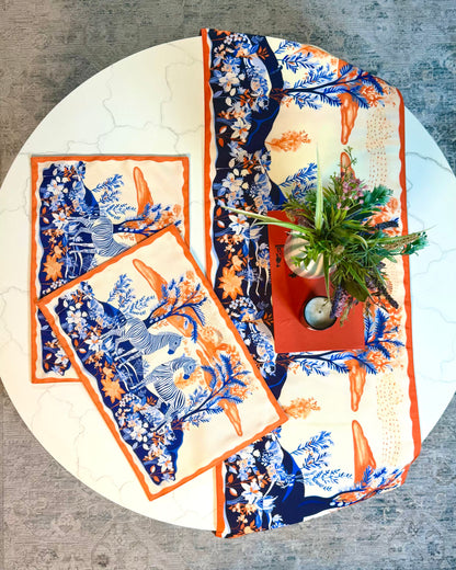 Centrepiece Set - Tangerine Safari