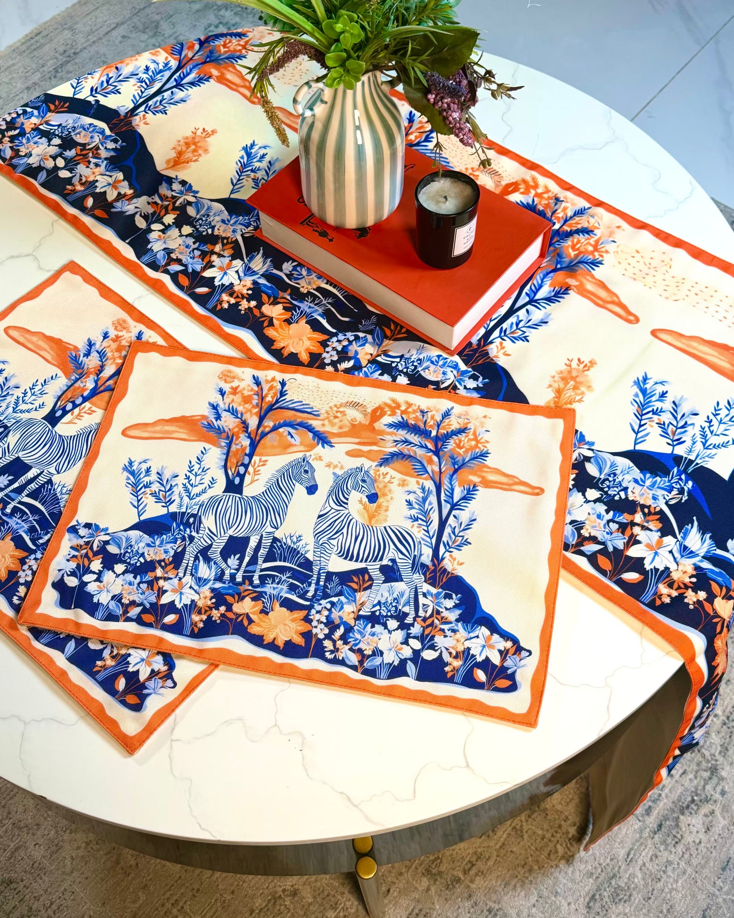 Centrepiece Set - Tangerine Safari