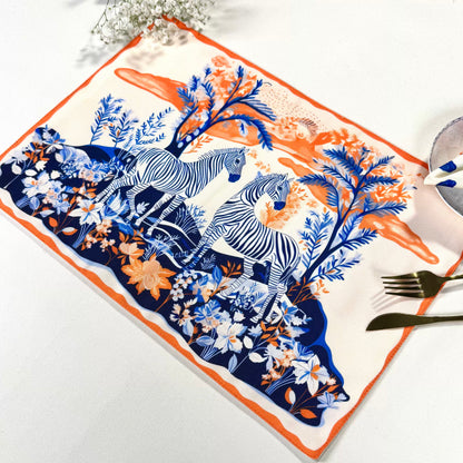 Placemat - Tangerine Safari