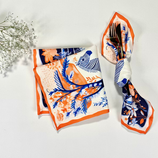 Napkins - Tangerine Safari