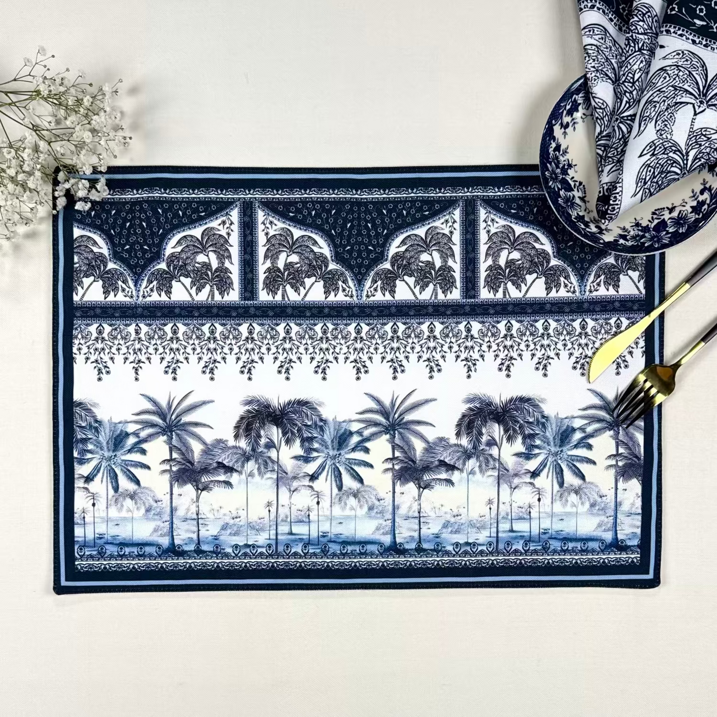 Table Set - Blue Oasis